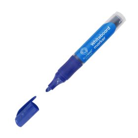   Táblamarker 3mm, kerek, cserélhető betétes, Bluering kék