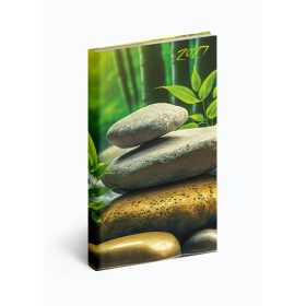   Zsebnaptár álló Picture, fehér lapokkal meditáció Realsystem 2027.