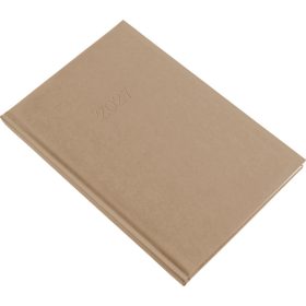   Határidőnapló Standard B/5, heti fehér lapokkal drapp Realsystem 2027.