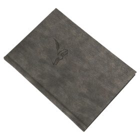   Vendégkönyv napló műbőr borítóval A/4 fehér lapokkal grafit Realsystem