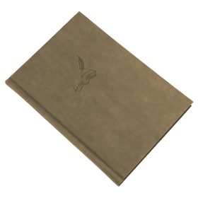   Vendégkönyv napló műbőr borítóval A/4 fehér lapokkal drapp Realsystem