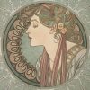 Falinaptár képes lemeznaptár 300x300mm, Alphonse Mucha Realsystem 2027.