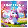 Falinaptár képes lemeznaptár 300x300mm, Happy Unicorns Realsystem 2027.