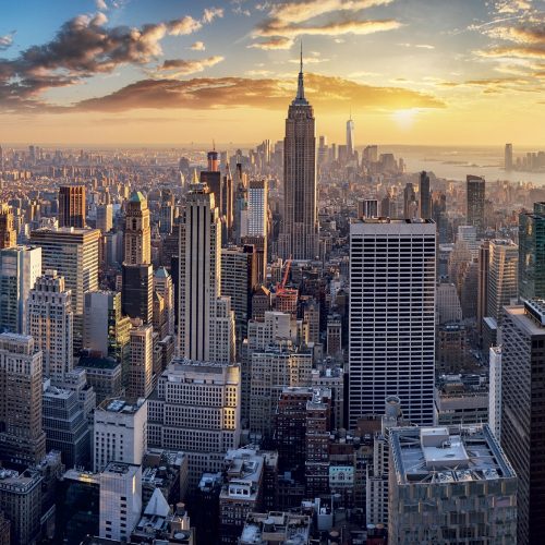 Falinaptár képes lemeznaptár 300x300mm, New York Realsystem 2027.
