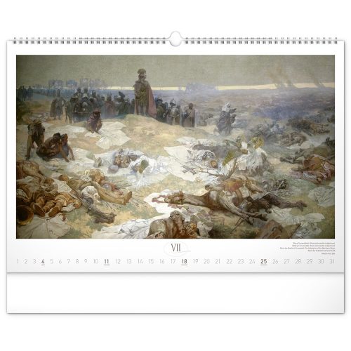 Falinaptár képes  480×330mm The Slav Epic-Alphonse Mucha Realsystem 2027.