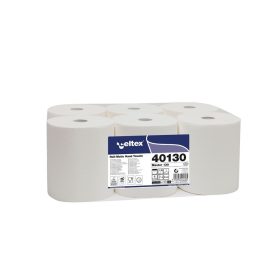   Kéztörlő 2 rétegű tekercses átmérő: 19 cm 100% cellulóz 6 tekercs/karton Celtex_40130 hófehér