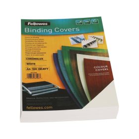   Hátlap, A4, 250 g, fényes 100 db/csomag, Fellowes® ChromoLux, fehér