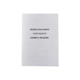   Védőoltási könyv 14 év feletti személy részére 8 lapos füzet C.3337-11