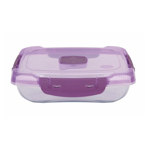 Ételtároló doboz 0,7 literes csatos és szelepes mikrós-fagyasztós_lányos színek