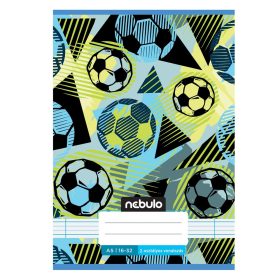  Füzet, A5, 2. osztályos vonalas, 16-32, Vagány minták, 16 db/csomag Nebulo