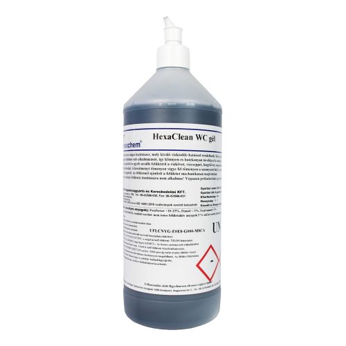 WC tisztító gél 1 liter Hexaclean