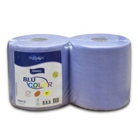   Kéztörlő 3 rétegű tekercses átmérő: 26 cm 100% cellulóz 192 m/tekercs 2 tekercs/csomag BLU COLOR Paperdi_BIBS800 kék