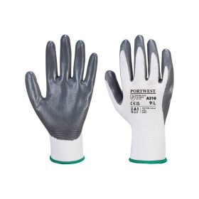   Védőkesztyű PU tenyérmártással nylon XL-es méret Portwest szürke-fehér