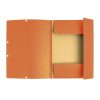 Gumis mappa karton  prespán A/4 Exacompta narancssárga