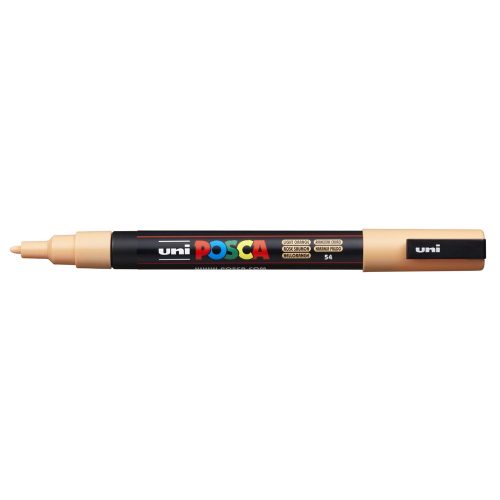 Dekormarker 0,9-1,3mm, Uni Posca PC-3M világos narancs