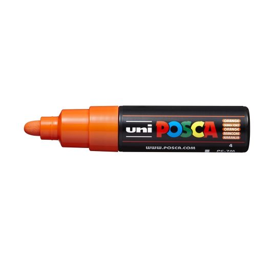 Dekormarker 4,5-5,5mm, Uni Posca PC-7M narancs