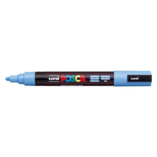 Dekormarker 1,8-2,5mm, Uni Posca PC-5M égszínkék
