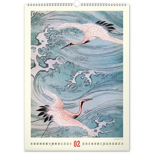 Falinaptár képes  330×460mm Vintage Posters-Japanese art Realsystem 2027.