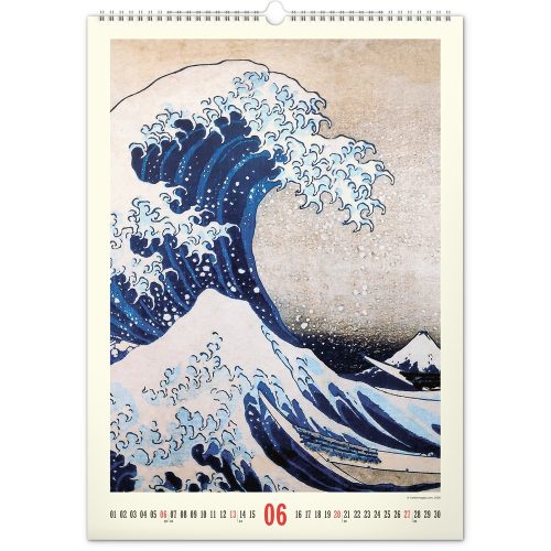 Falinaptár képes  330×460mm Vintage Posters-Japanese art Realsystem 2027.