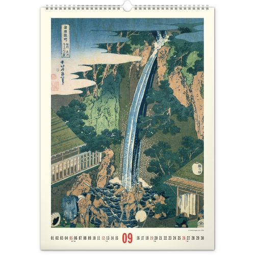 Falinaptár képes  330×460mm Vintage Posters-Japanese art Realsystem 2027.