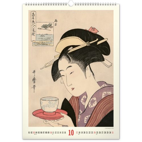Falinaptár képes  330×460mm Vintage Posters-Japanese art Realsystem 2027.