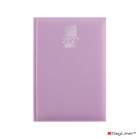   Határidőnapló MyPastel A5 heti, krémszínű lapokkal lila Dayliner 2027.