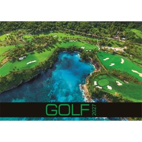   Falinaptár képes 334 × 485 mm, fehér lapokkal Golf Dayliner 2027.