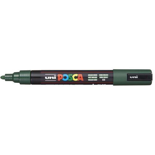 Dekormarker 1,8-2,5mm, Uni Posca PC-5M angolzöld