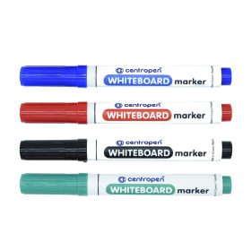   Táblamarker 2,5mm, kerek hegyű, Centropen 8559, 4 klf. szín