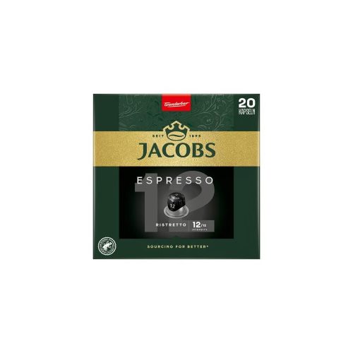 Kávékapszula, Nespresso kompatibilis Jacobs Espresso 12 Ristretto 10db kapszula