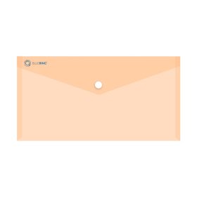   Irattartó tasak DL 'csekk' patentos PP Bluering® transzparens narancs