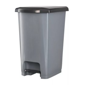   Szemetes kuka pedálos műanyag 40 literes SLIM antracit UP402-245