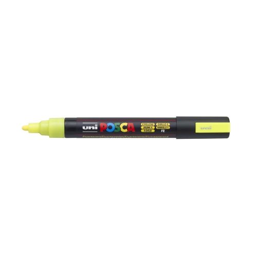 Dekormarker 1,8-2,5mm, Uni Posca PC-5M fluor sárga