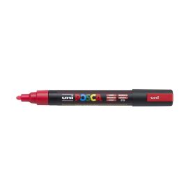 Dekormarker 1,8-2,5mm, Uni Posca PC-5M fluor piros