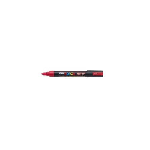 Dekormarker 1,8-2,5mm, Uni Posca PC-5M fluor piros