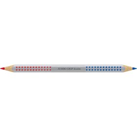 Postairón, vastag, Grip Jumbo Faber-Castell piros-kék