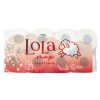 Toalettpapír 3 rétegű kistekercses 100% cellulóz 300 lap/tekercs 8 tekercs/csomag Lola