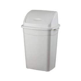   Szemeteskuka billenő fedéllel műanyag 9 literes fehér UP116