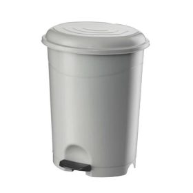   Szemetes kuka pedálos műanyag 50 literes fehér UP130-001/UP131-101
