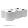 Toalettpapír 2 rétegű közületi átmérő: 27 cm 100 % cellulóz 360 m/tekercs 6 tekercs/csomag N2C360 hófehérr