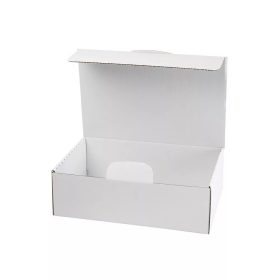Irattári doboz téka A4, 375x250x115mm, savmentes, fehér