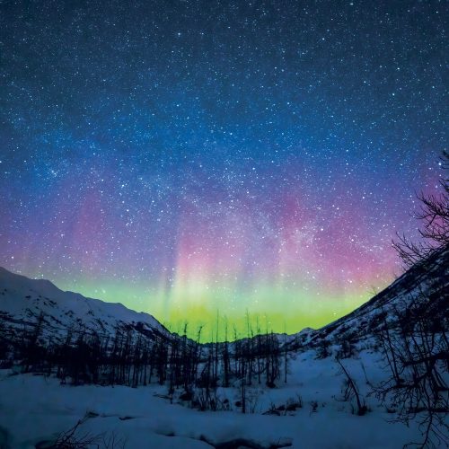 Falinaptár képes lemeznaptár 300x300mm, Aurora Borealis Realsystem 2027.