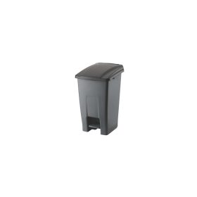   Szemetes kuka pedálos műanyag 50 literes antracit/fekete UP227-216