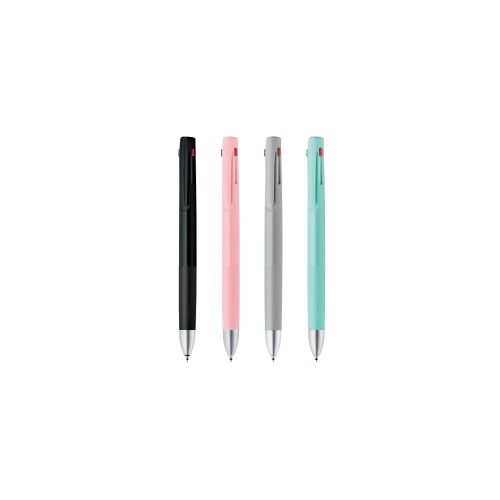 Golyóstoll 0,7 mm, háromszínű, Zebra  bLen 3C, rózsaszín test  írásszín kék