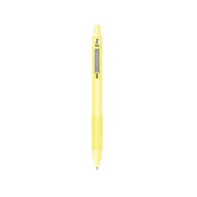   Golyóstoll 1 mm, sárga tolltest, Zebra Z-Grip Pastel, írásszín kék