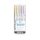 Szövegkiemelő készlet, 1,4/4 mm, kétvégű, Zebra Mildliner Highlighter Gentle, 5 különböző szín