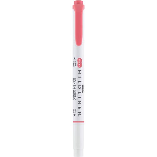 Szövegkiemelő 1,0/3,5 mm, kétvégű Zebra Mildliner Cool & Refined piros