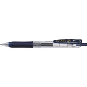 Zseléstoll 0,5 mm Zebra Sarasa Clip, kékesfekete