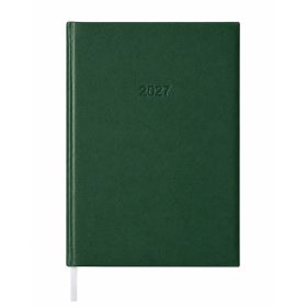   Határidőnapló agenda Standard B/5, heti fehér lapokkal zöld Bluering® 2027.