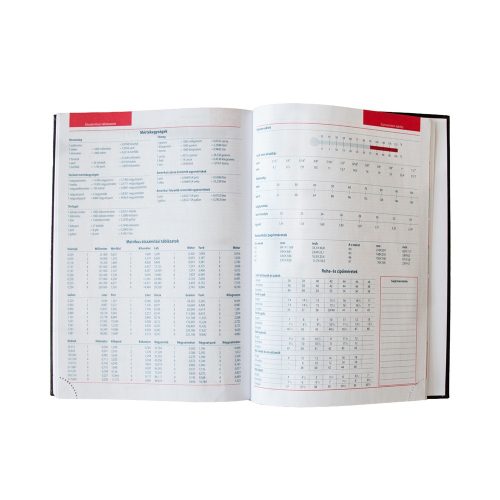 Határidőnapló agenda Standard B/5, napi fehér lapokkal kék Bluering® 2027.